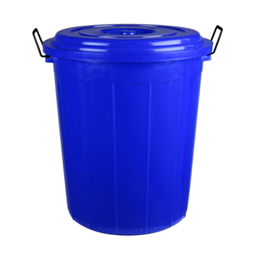 Plastic Drum With Lid (30 Ltr) (Blue)